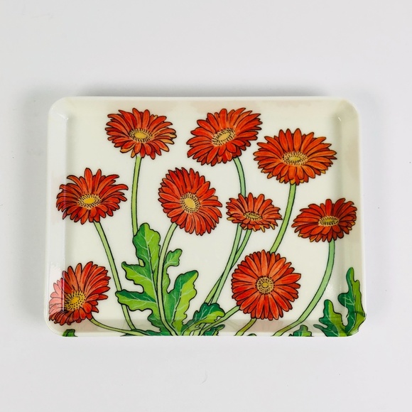 Vintage Mebel Melamine Tray - Gerberas - Excellent Condition - Picture 1 of 2